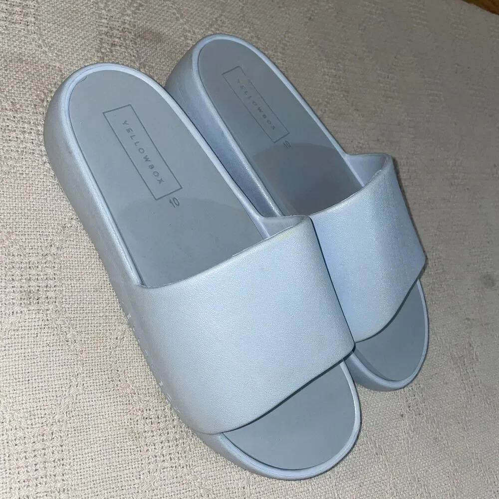 Yellowbox Men’s Casual Slides Size 10 M Blue Synthetic Beach Cruise Outdoors